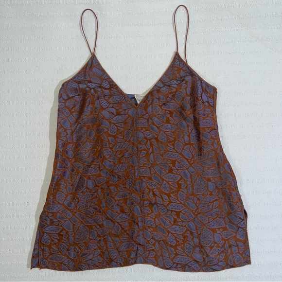 Forte_Forte Italy Abstract Tank Top Small Designer Luxury Contemporary Boho - Picture 2 of 7